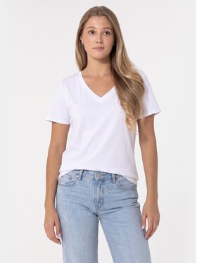 BASICLO BASICLO T-Shirt BSL-005-01 Biały Regular Fit