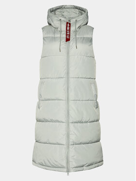 Alpha Industries Alpha Industries Bezrękawnik Long Puffer Vest 108002 Szary Regular Fit