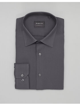 Borgio Borgio Koszula licodia Szary Classic Fit