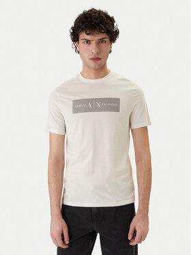 Armani Exchange Armani Exchange T-krekls XM002472 AF10356 U1074 Écru Slim Fit