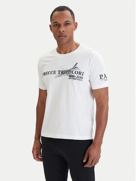 Aeronautica Militare Aeronautica Militare T-krekls 261TS2541UJ00727 Balts Regular Fit