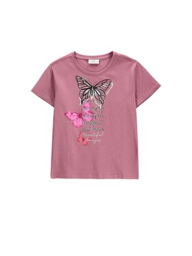 Coccodrillo Coccodrillo T-Shirt ZC6143219VGA-007 Różowy Regular Fit
