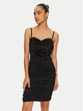 Rinascimento Rinascimento Rochie cocktail CFC0121268003 Negru Slim Fit