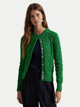 Polo Ralph Lauren Polo Ralph Lauren Kardiganas 211891643020 Žalia Regular Fit