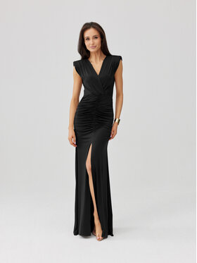 Roco Fashion Roco Fashion Večerné šaty Noelia Čierna Slim Fit