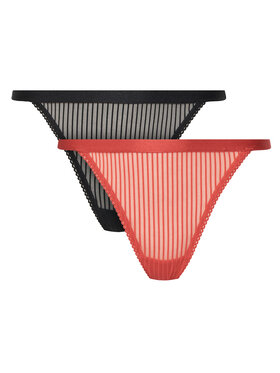 Dorina Dorina Komplet 2 par stringów Lamina FXST0047LA077 2X0464 Kolorowy