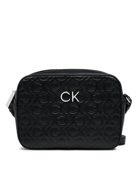Calvin Klein Calvin Klein Torebka Re-Lock Camera Bag Emb Mono K60K610199 Czarny
