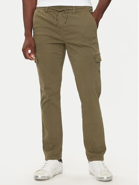 Pepe Jeans Pepe Jeans Auduma bikses PM211725 Zaļš Slim Fit