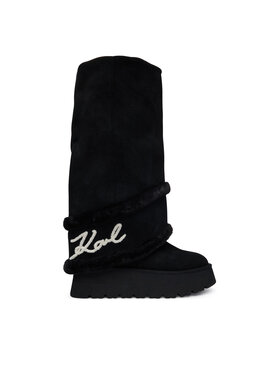 KARL LAGERFELD KARL LAGERFELD Μπότες Skylar KL48672 Μαύρο