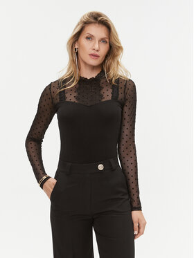 Morgan Morgan Bluse 232-TELLY Schwarz Regular Fit