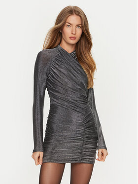 BARDOT BARDOT Kokteilinė suknelė 59534DB Sidabrinė Slim Fit