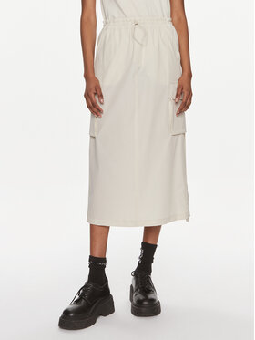 Tommy Jeans Tommy Jeans Midi sukně Parachute DW0DW17719 Béžová Relaxed Fit