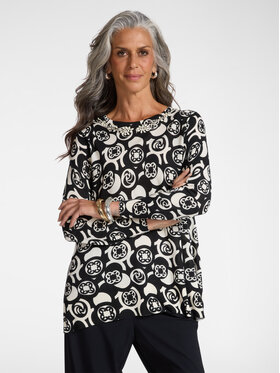 Elena Mirò Elena Mirò Sweter M603Z000744N0S1 Czarny Regular Fit