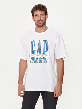 Gap Gap T-Shirt 664006-01 Λευκό Regular Fit
