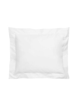 White pocket White pocket Poszewka na poduszkę makosatyna Biały