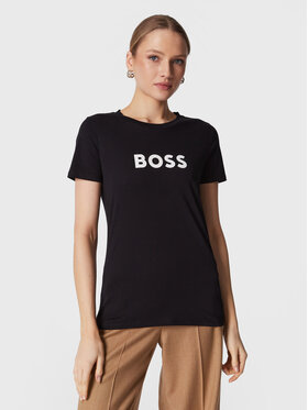 Boss Boss T-Shirt C_Elogo_5 50468356 Czarny Regular Fit