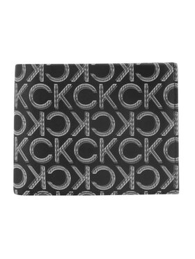 Calvin Klein Calvin Klein Portfel PORTFEL MĘSKI SKÓRZANY CK NEON Czarny