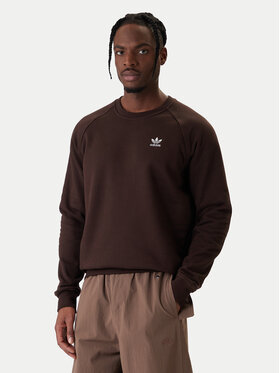 adidas adidas Pulóver Trefoil Essentials KE1141 Barna Regular Fit