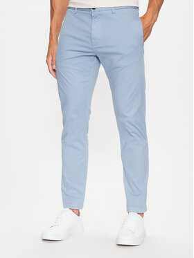 HUGO Hugo Spodnie materiałowe 50468314 Niebieski Slim Fit