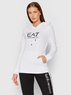 EA7 Emporio Armani EA7 Emporio Armani Світшот 8NTM36 TJCQZ 0102 Білий Regular Fit