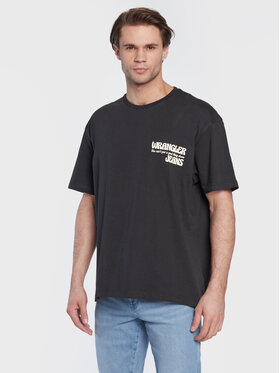 Wrangler Wrangler T-Shirt Slogan W70NEEXV6 112321205 Czarny Relaxed Fit