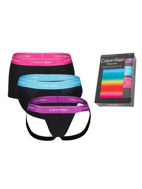 Calvin Klein Calvin Klein Slipy JOCK STRAP 3PK 000NB3877A Czarny