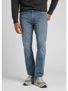 Lee Lee Jeansy DAREN ZIP FLY Niebieski Straight Fit