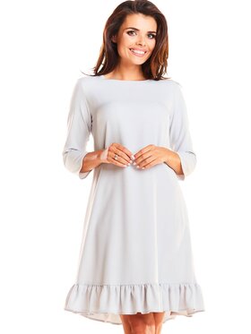 Infinite You Infinite You Každodenné šaty M185 Sivá Basic Fit