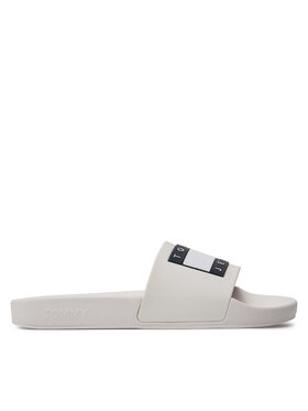 Tommy Jeans Tommy Jeans Šľapky Flag Pool Sld Ess EN0EN02115 Écru