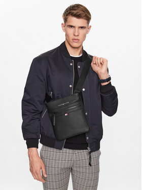 Tommy Hilfiger Tommy Hilfiger Saszetka Essential Pu Crossover AM0AM09506 Czarny