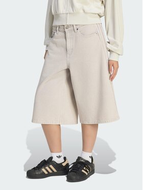 adidas adidas Szorty jeansowe 168978 Szary Loose Fit