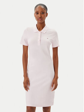 Tommy Hilfiger Tommy Hilfiger Rochie de zi WW0WW43228 Roz Slim Fit