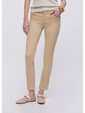 Liu Jo Liu Jo Spodnie materiałowe WA6404T367A41208 Beżowy Slim Fit