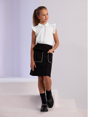 SLY SLY Spódnica 4S-304A Czarny Comfortable Fit