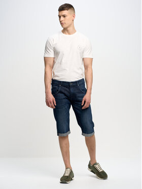 BIG STAR BIG STAR Szorty jeansowe CONNER_510_110 Niebieski Bermuda Fit