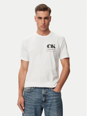 Calvin Klein Jeans Calvin Klein Jeans T-Shirt Resort Graphic LV04RG802G Λευκό Regular Fit