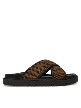 Max Mara Beachwear Max Mara Beachwear Plätud Party 25165210396 Pruun