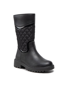 Geox Geox Kozačky J Casey G. B Abx A J267ZA 054FU C9999 S Černá