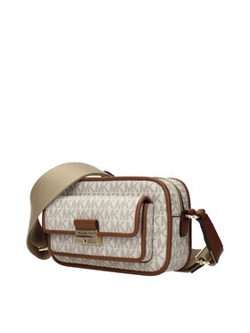 Michael Kors Michael Kors Torebka Beige Fabric Crossbody Beżowy