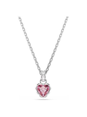 Swarovski Swarovski Naszyjnik Chroma serce 5757789 Srebrny