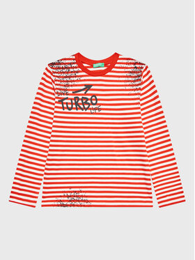 United Colors Of Benetton United Colors Of Benetton Majica 3XWWC106F Crvena Regular Fit
