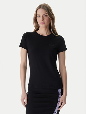 EA7 Emporio Armani EA7 Emporio Armani Tričko 7W001490 AF10373 Čierna Slim Fit