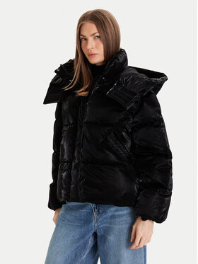 ONLY ONLY Μπουφάν χειμωνιάτικο Bergen 15351969 Μαύρο Oversize