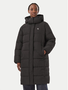 Calvin Klein Jeans Calvin Klein Jeans Zimska jakna Matte LV047H505G Črna Relaxed Fit