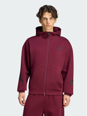 adidas adidas Bluza techniczna 165588 Bordowy Regular Fit