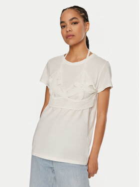 ViCOLO ViCOLO T-krekls RB0816 A Balts Regular Fit