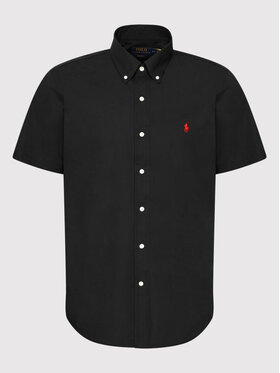 Polo Ralph Lauren Srajca 710867700001 Črna Custom Fit