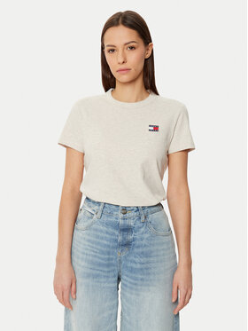 Tommy Jeans Tommy Jeans T-shirt DW0DW20153 Bež Regular Fit