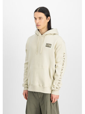 Alpha Industries Alpha Industries Bluza Camo Sleeve Hoodie Beżowy Regular Fit