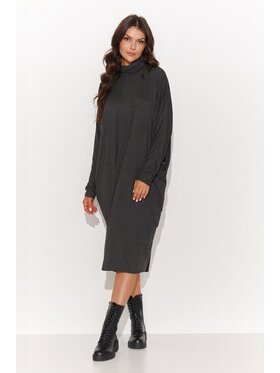Numinou Numinou Sukienka codzienna NU455 Szary Baggy Fit